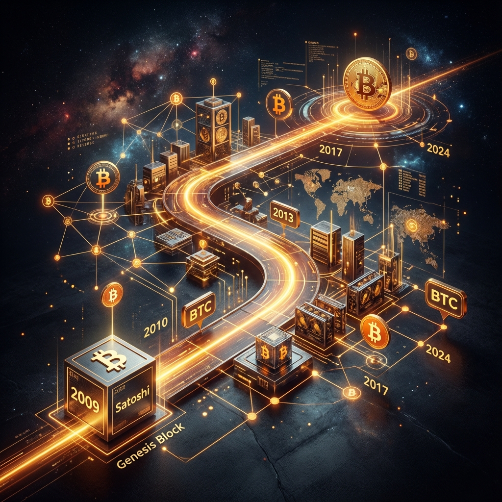 Bitcoin History Evolution