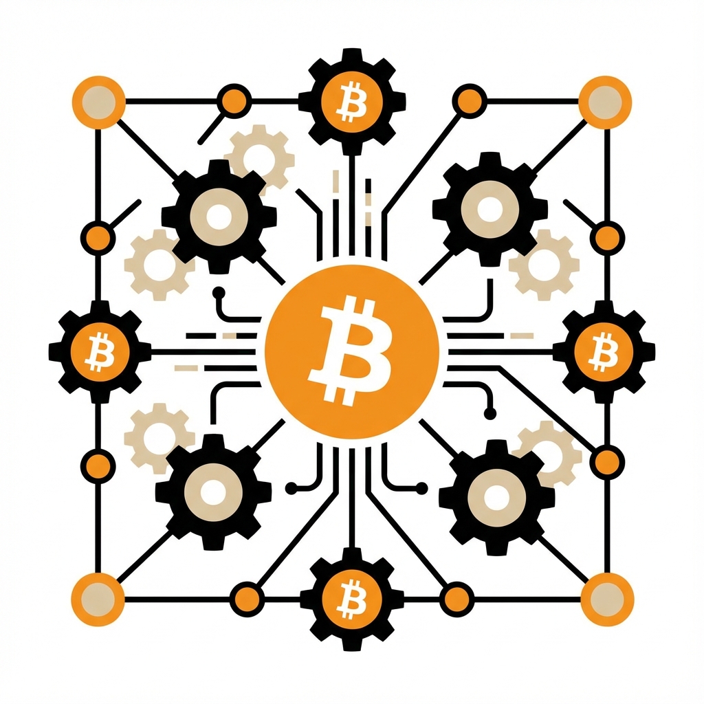 How Bitcoin Works Icon
